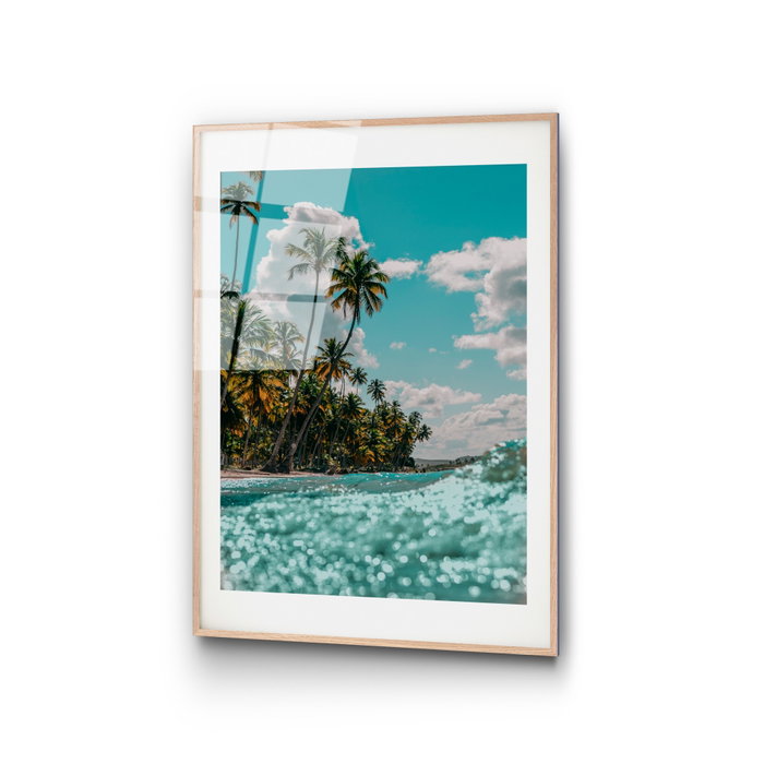 Wallity Cuadro Decorativo de Vidrio Templado Multicolor 30 x 45 cm